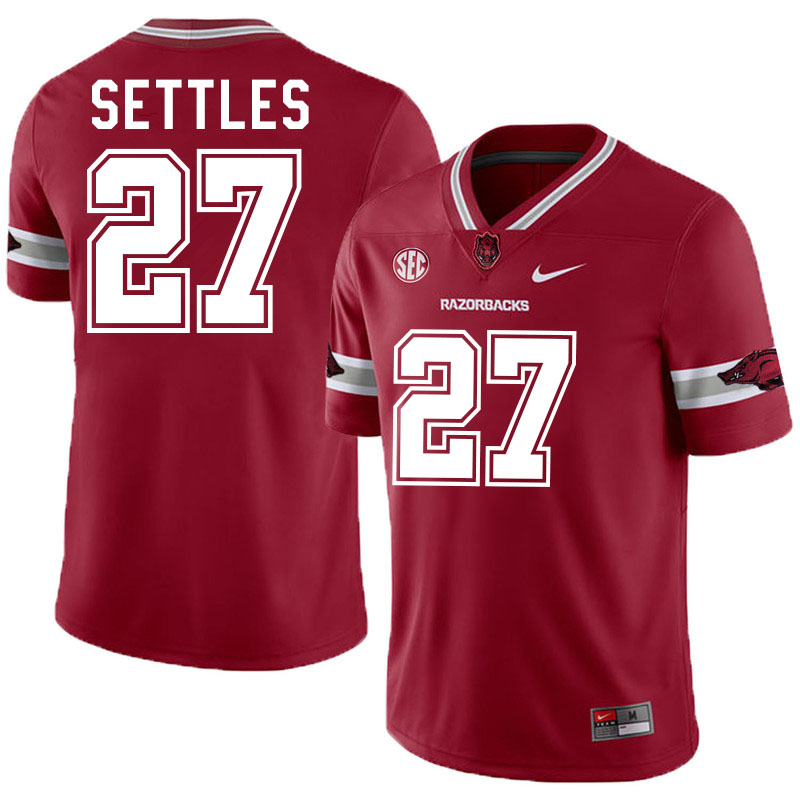 #27 Cam Settles Arkansas Jersey,Arkansas Razorbacks College Football Jerseys Stitched-Alternate  #27 Cam Settles Arkansas Jersey,Arkansas Razorbacks College Football Jerseys Stitched-Alternate